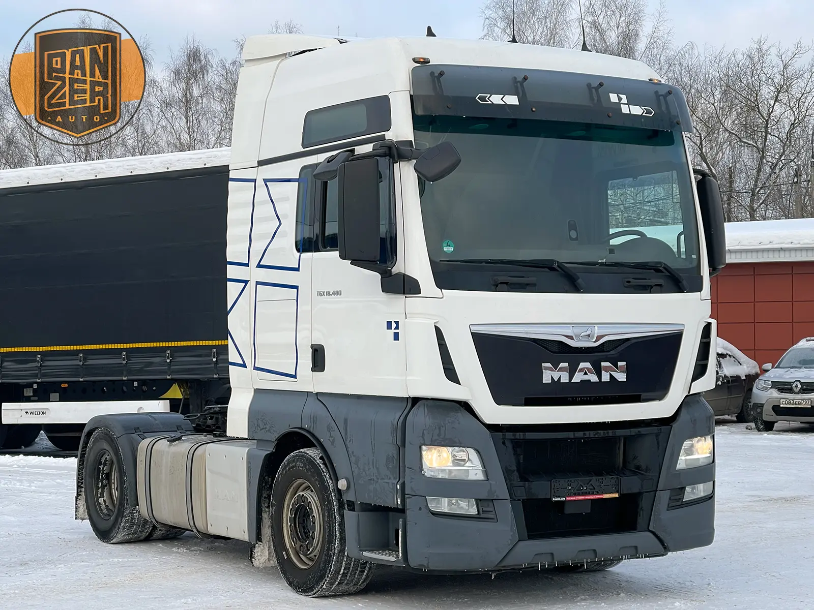 MAN TGX 18.480 тягач 4х2, XXL кабина, 2 бака - фото-детальных