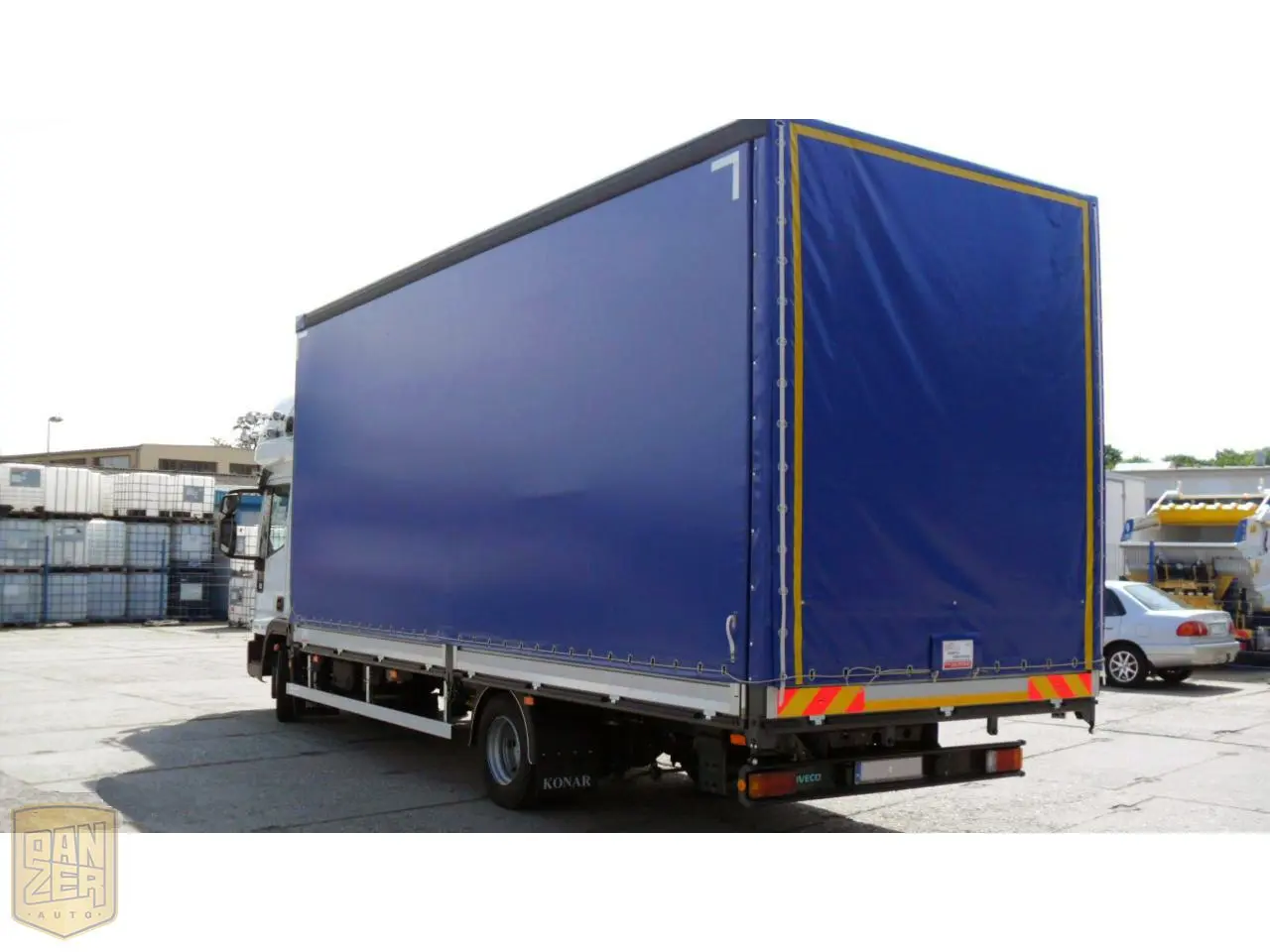 Новый Iveco Eurocargo ML 75E18 P, штора-борт 46м3, 2 спальника, фаркоп - фото 8