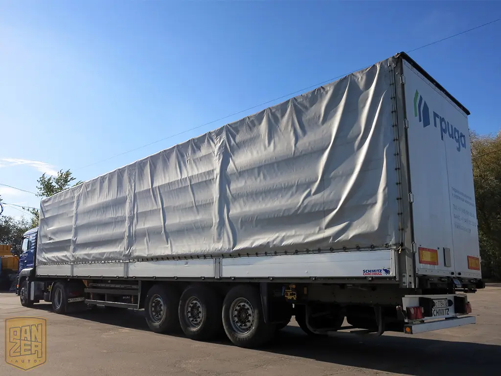 Тягач MAN TGA 18.480 с полуприцепом Schmitz S01, сдвижной тент 92 м3 - фото 9