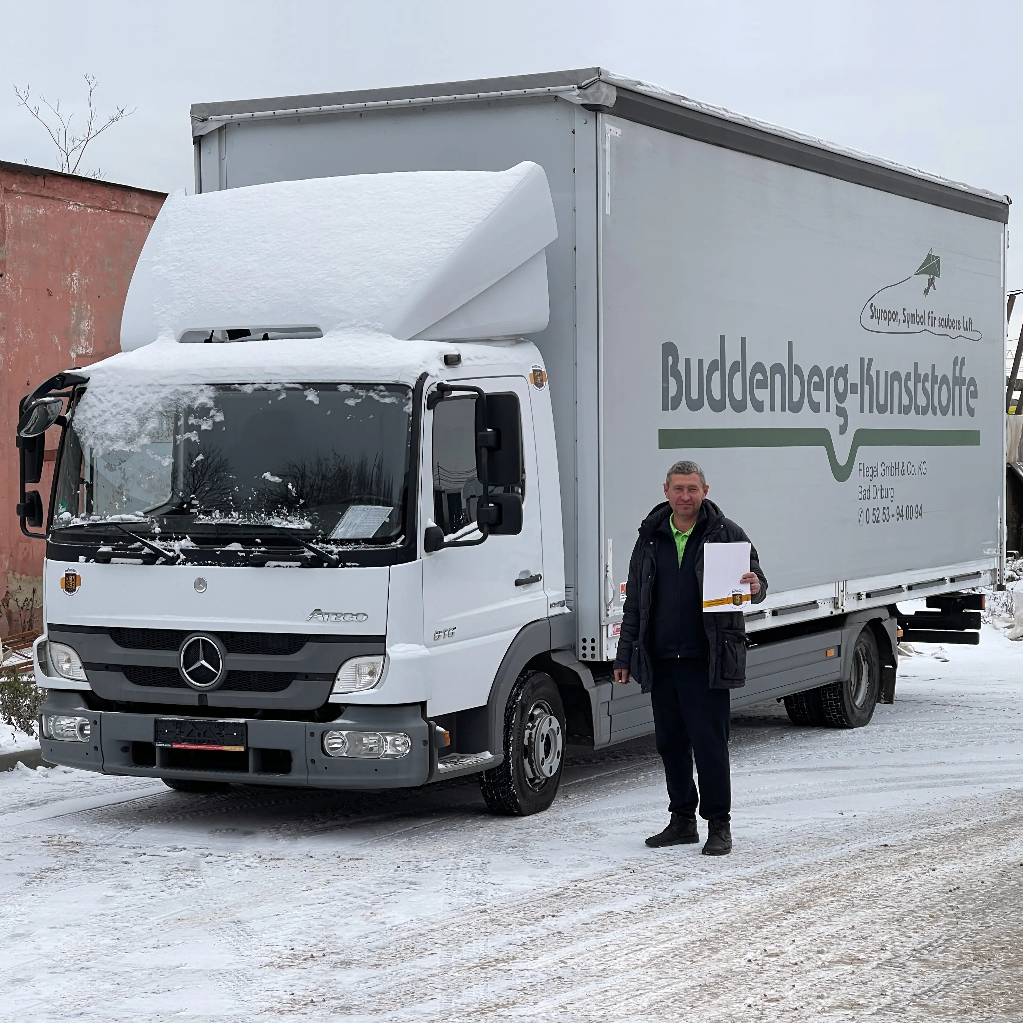 Фотография покупателя Mercedes Atego 818 штора-борт, г. Курск - регион отгрузки