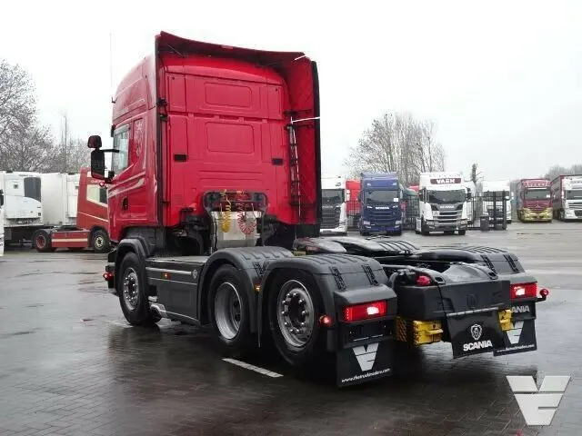 Тягач Scania R520 V8, 6х2, Topline, ленивец сзади, без пробега по РФ - фото-детальных