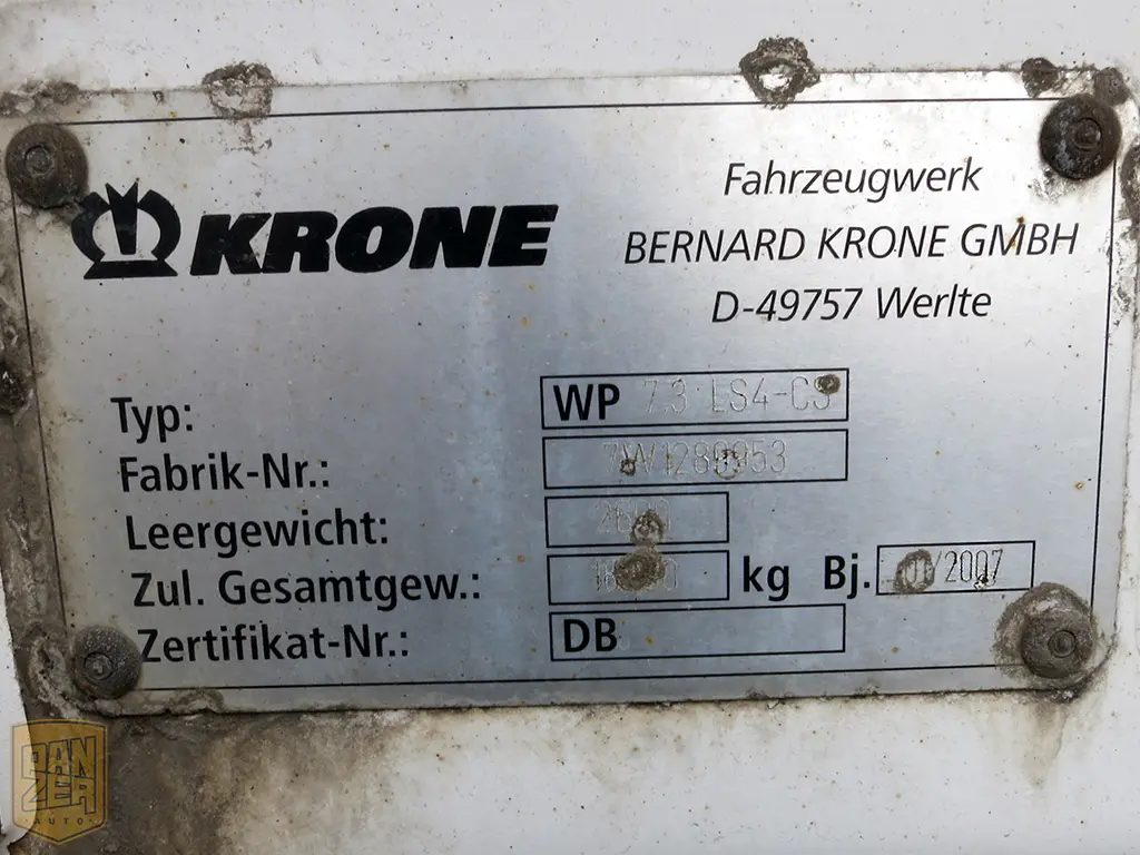Krone, съемный кузов BDF. 2007 г, штора 48м3, растаможен. - фото 3