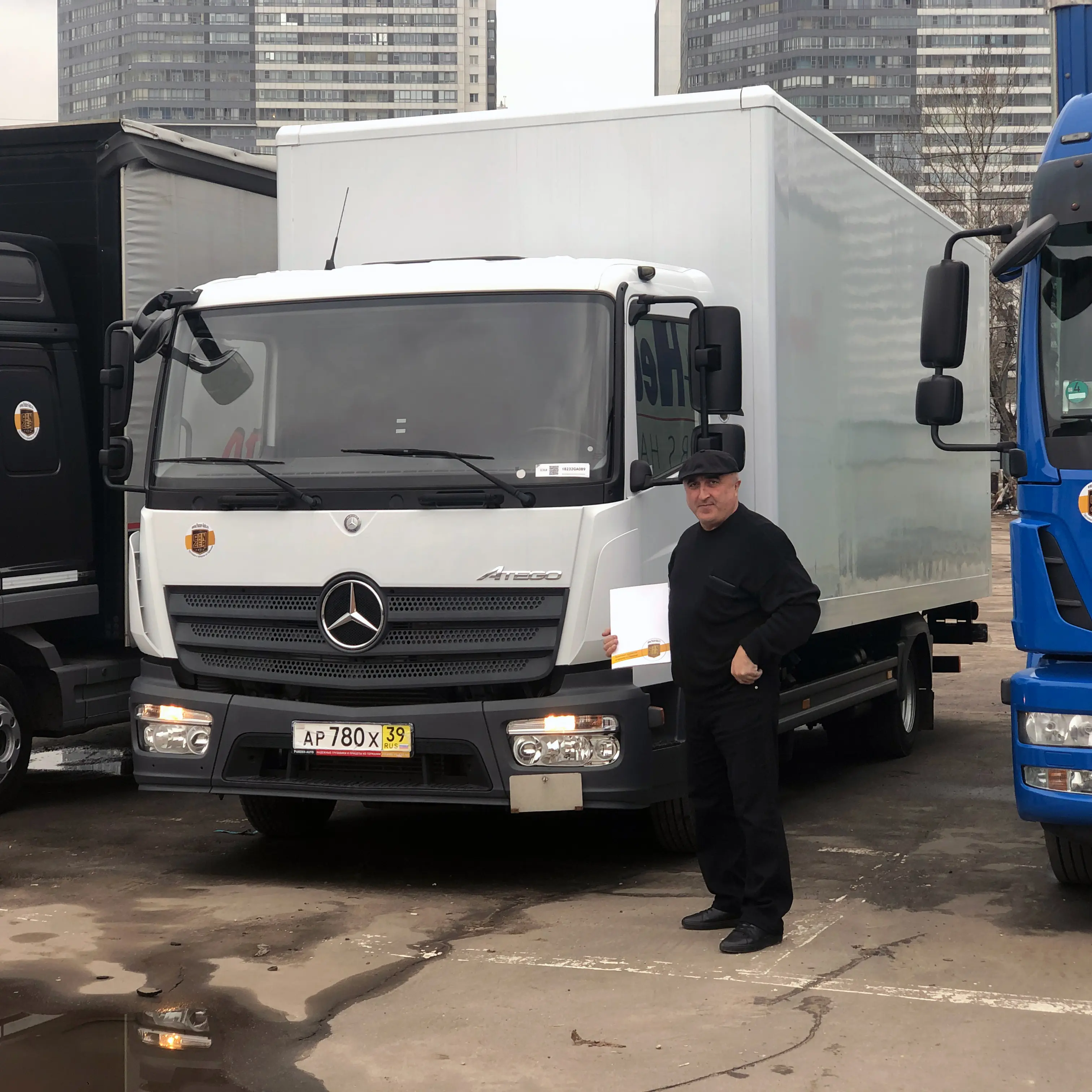 Фотография покупателя Mercedes Atego 816 фургон, г. Москва - регион отгрузки
