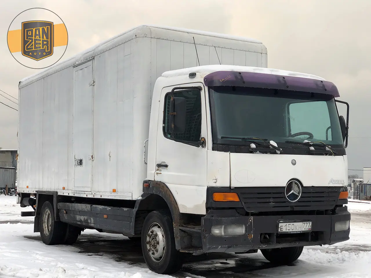 Мерседес Атего 1217, фургон 32 м3 с гидролифтом, пневмоподвеска - фото
