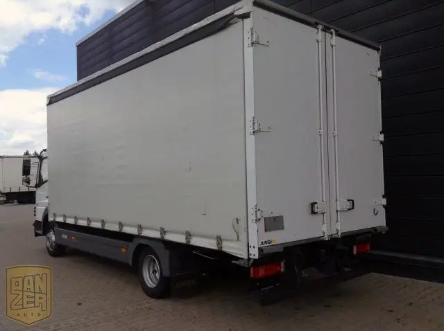 Mercedes Atego 822L, штора 36м3, все загрузки - фото