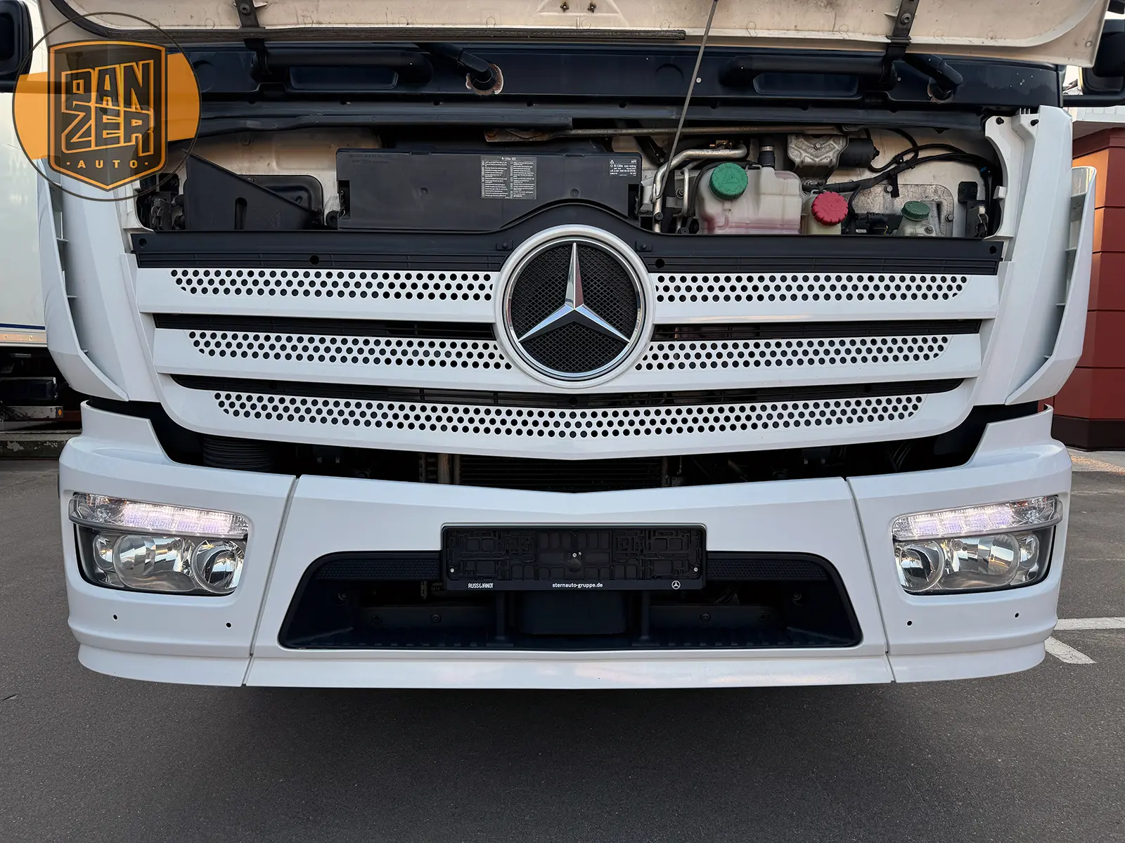 mercedes-benz atego 1230, фургон 18 палет, гидроборт 20