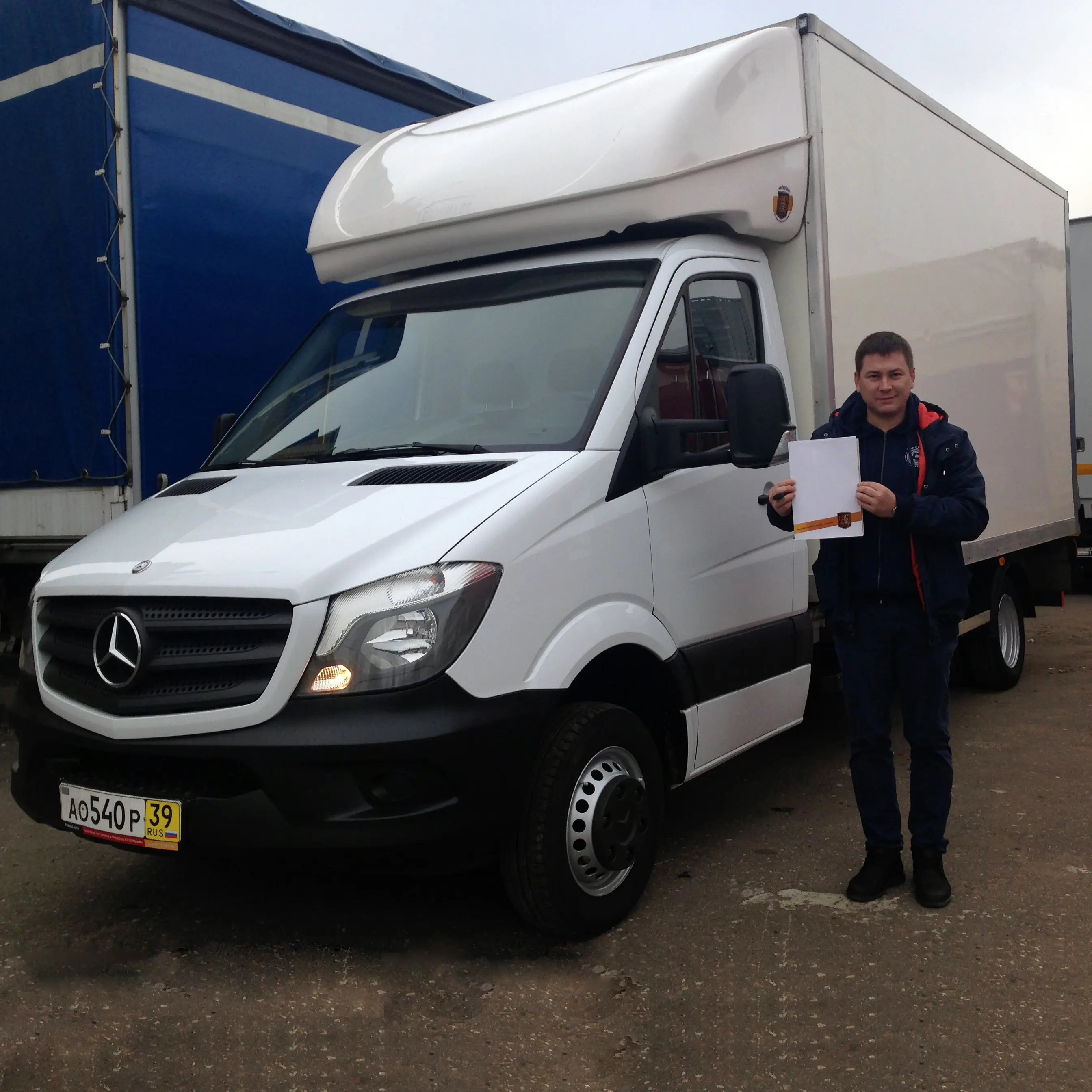 Фотография покупателя Mercedes Sprinter 513 фургон, г. Москва - регион отгрузки