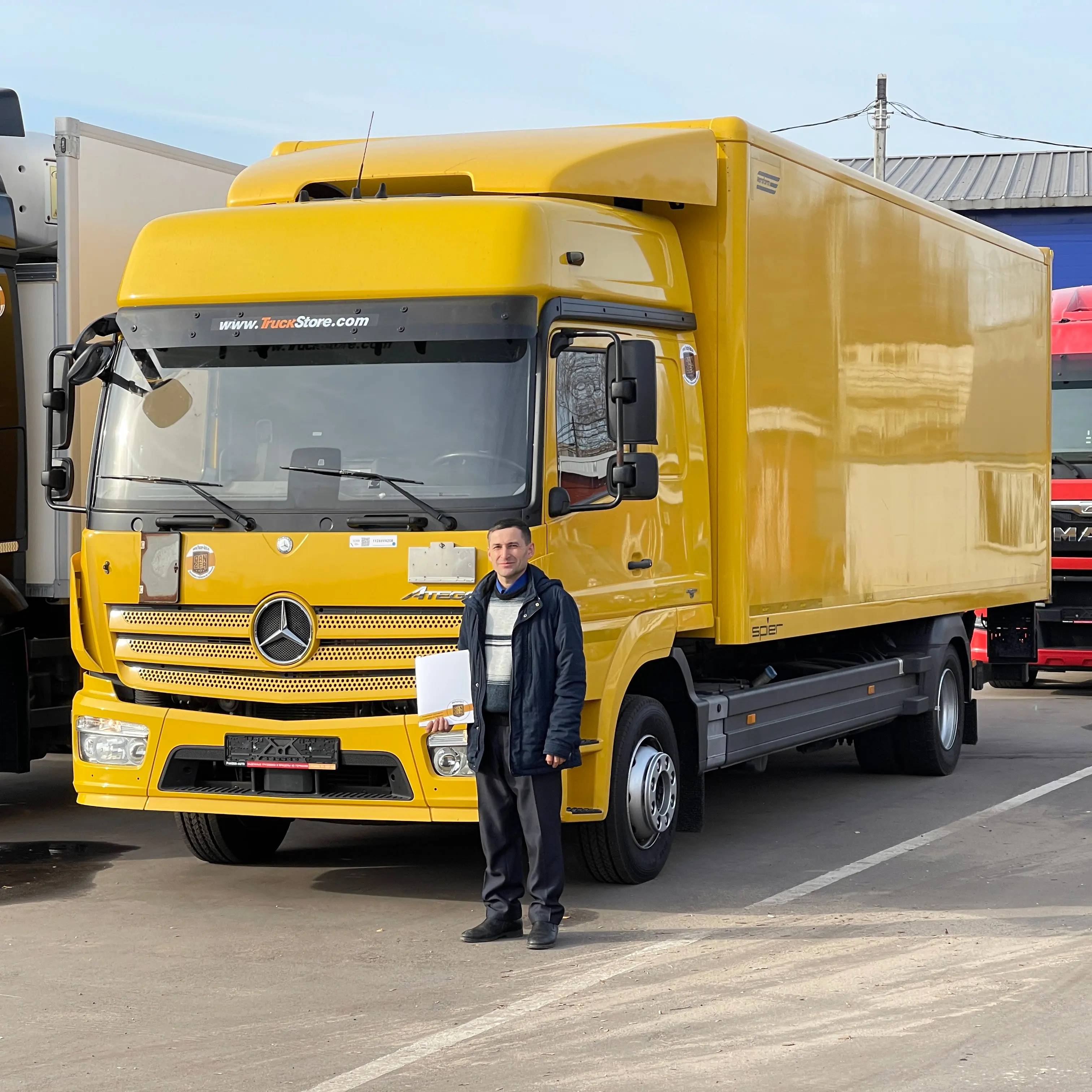 Фотография покупателя Mercedes Atego 1230 фургон, г. Чебоксары - регион отгрузки