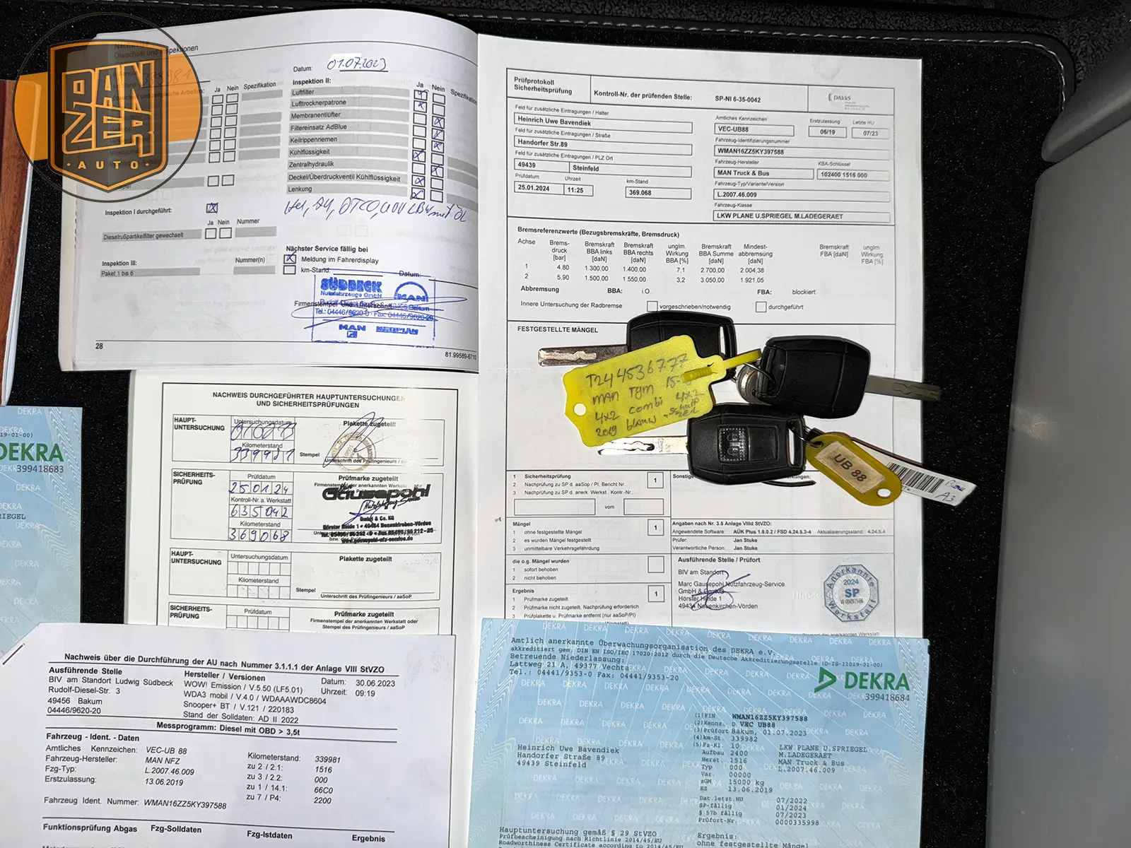 Автопоезд МАН ТГМ 12.290, 2019 год, сквозная загрузка, прицеп 2 оси - фото 39