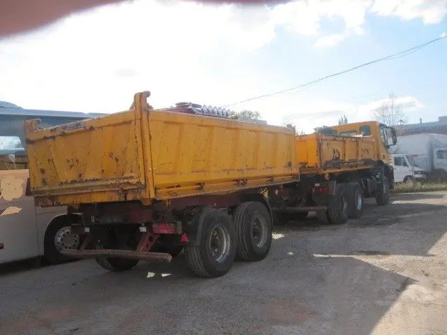 Fliegl, прицеп - самосвал 10м3, 2003г, г/п 15т, верхний зацеп, оси тандем, R22.5, из Германии - фото 5