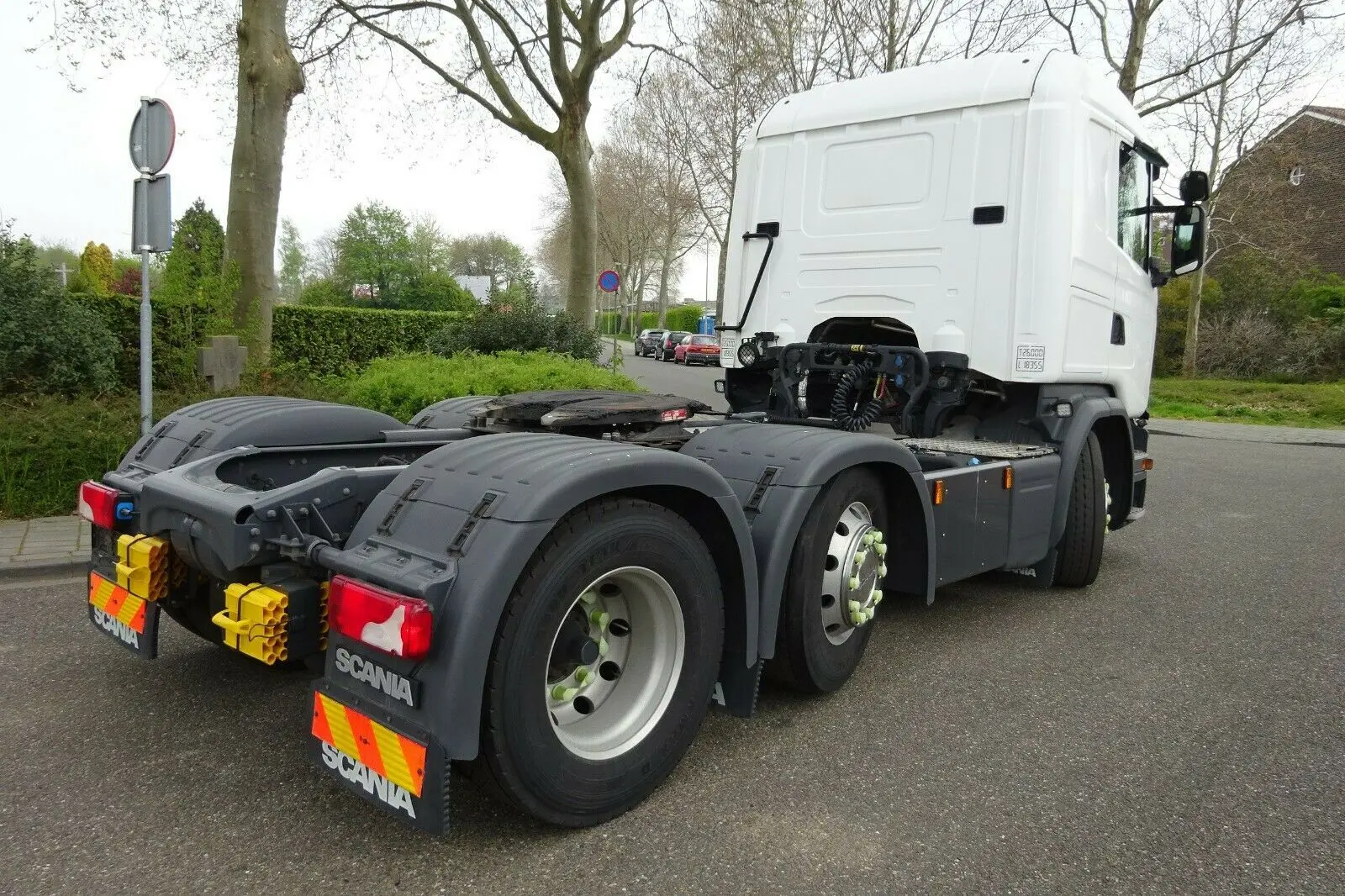 Тягач Scania G450 заводской ADR, 6х2, 2016 год, подъемная ось, без пробега по РФ - фото-детальных