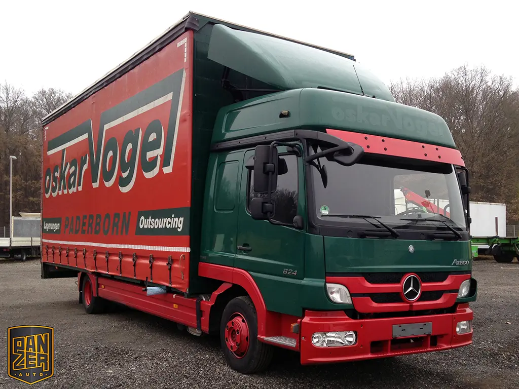 Mercedes Atego 824, штора 58м3, длина 7.5м, 2 спальника, без пробега по РФ - фото 8