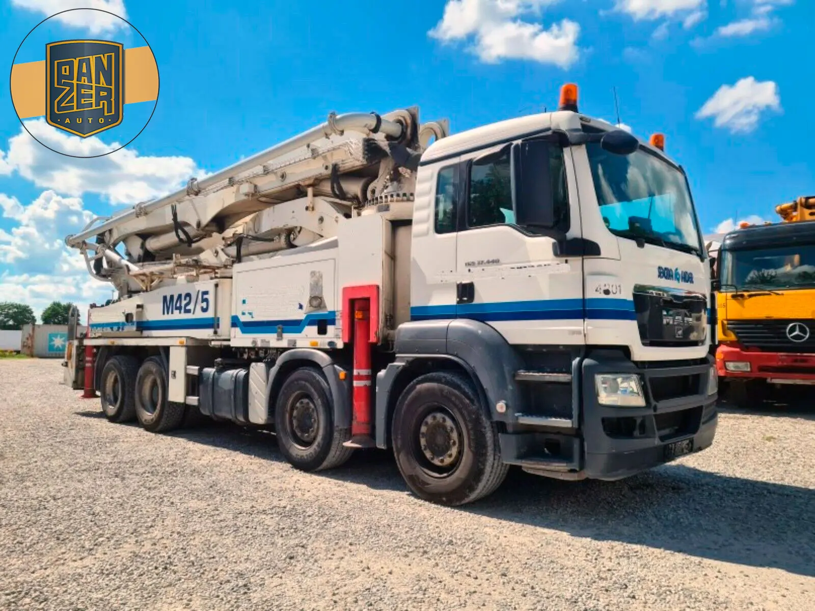 Автобетононасос 42 метра Putzmeister M 42-5 на шасси MAN TGS 37.440, без пробега по РФ - фото