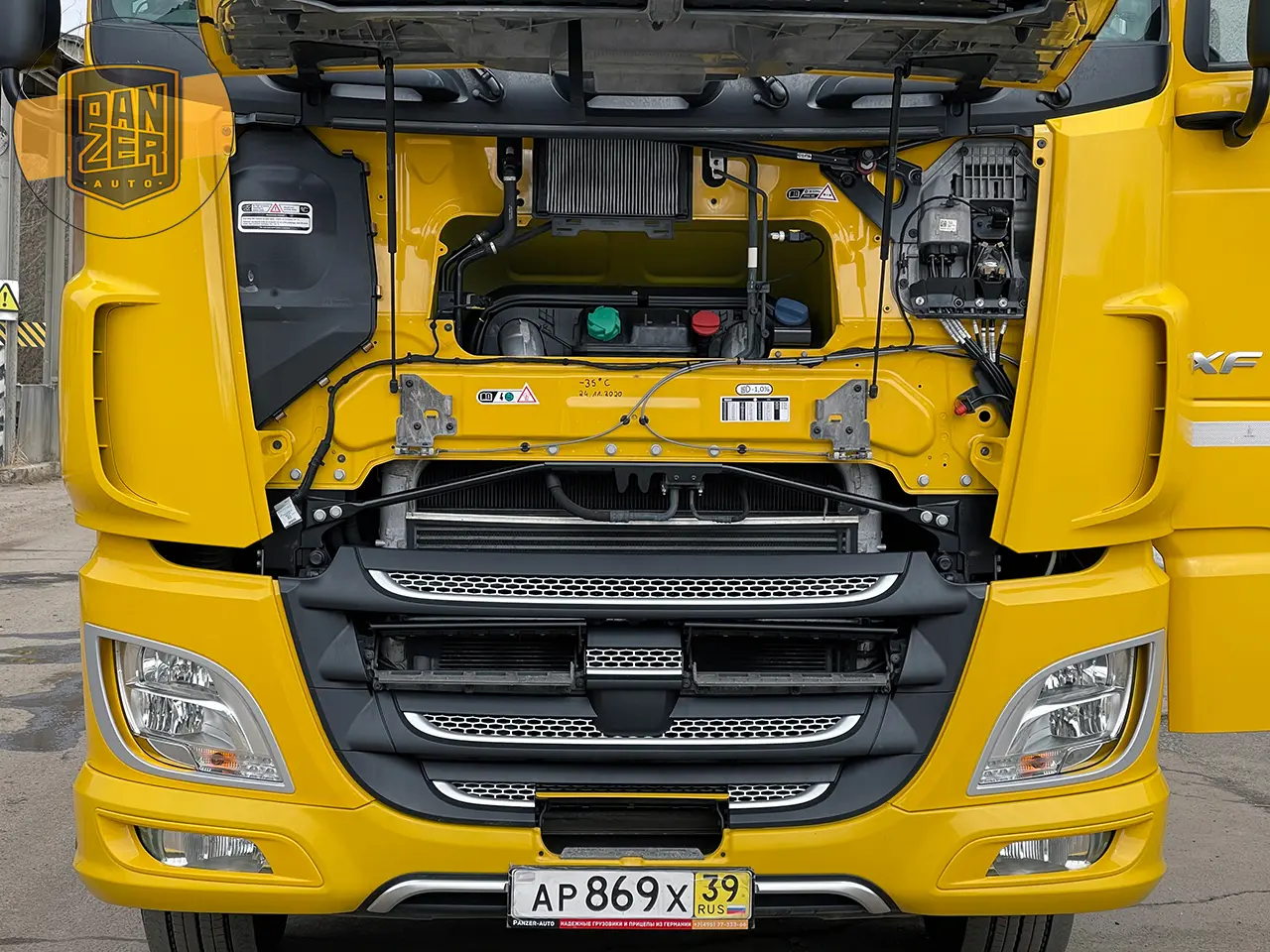Контейнеровоз BDF DAF XF480 из Германии, 2018г, Super Space Cab, гидроборт - фото 17