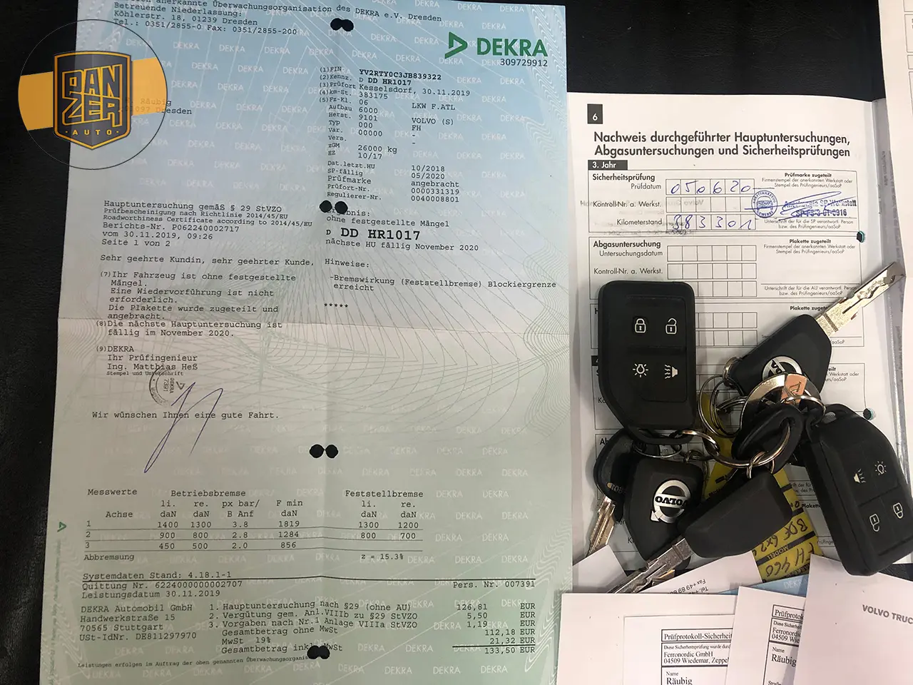 Контейнеровоз БДФ Volvo FH 460, из Германии, 2017г, г/п 17т - фото 19
