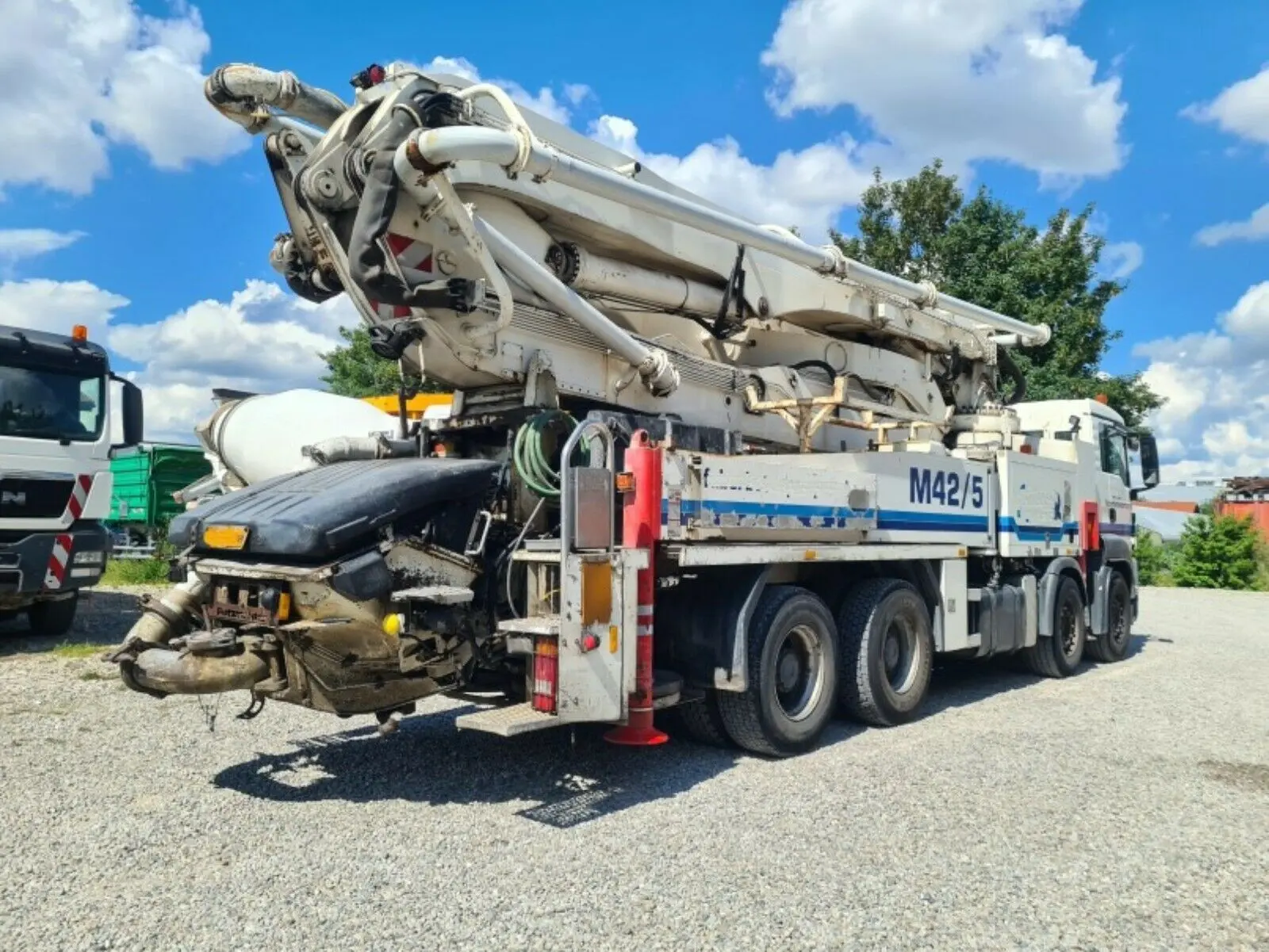 Автобетононасос 42 метра Putzmeister M 42-5 на шасси MAN TGS 37.440, без пробега по РФ - фото 7