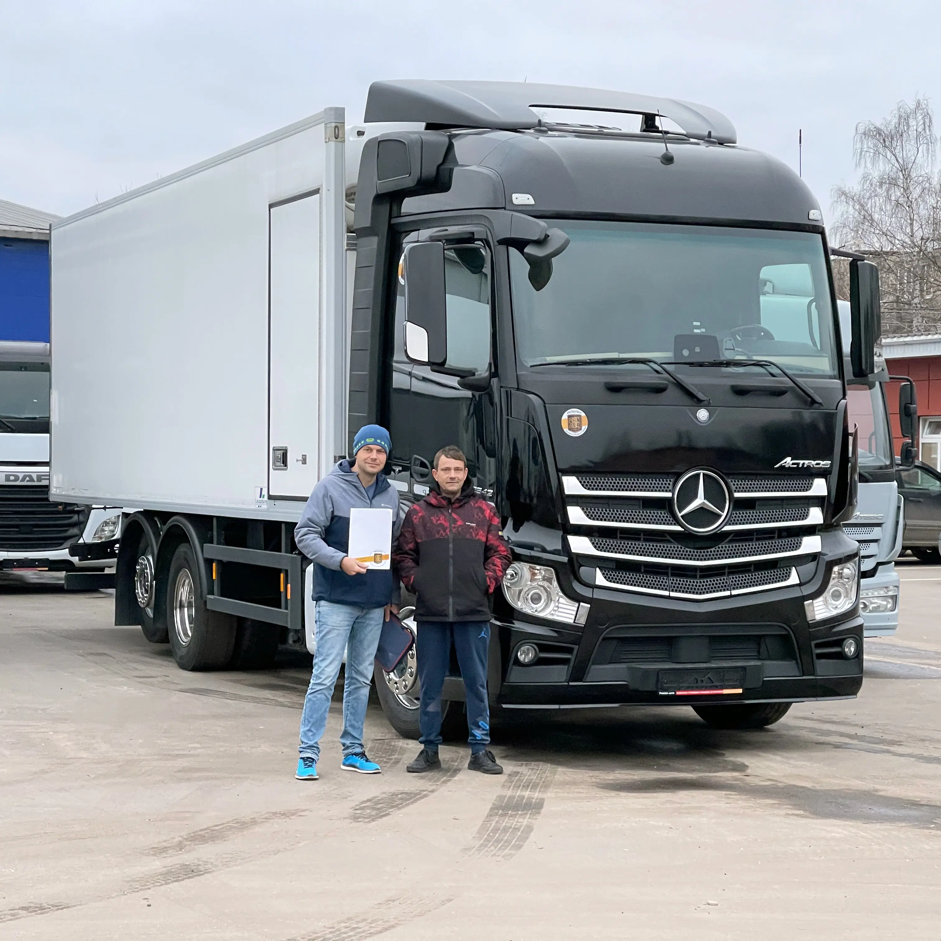 Фотография покупателя Mercedes Actros 2542 рефрижератор, Краснодарский край - регион отгрузки
