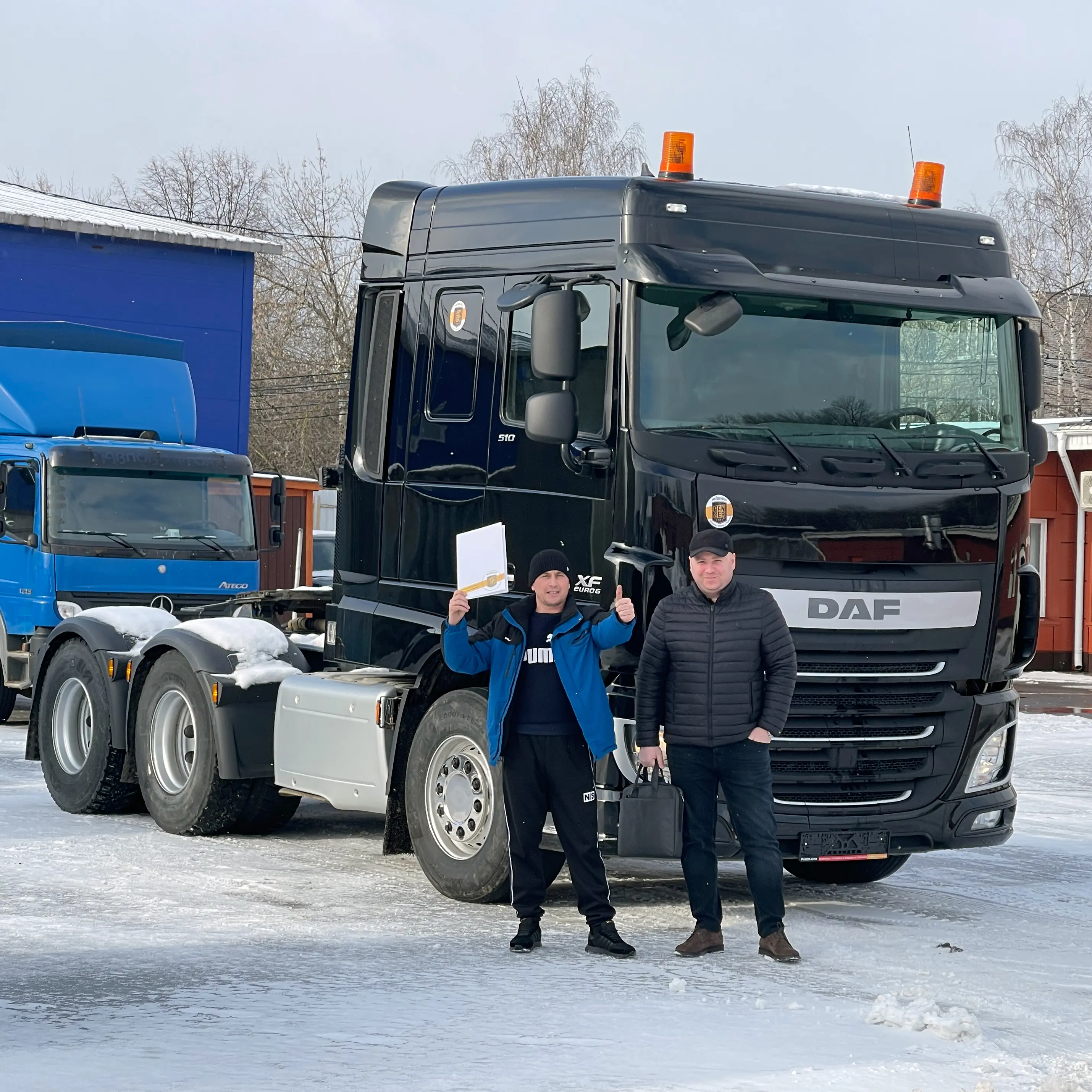 Фотография покупателя DAF XF510 тягач 6х4, Красноярский край - регион отгрузки