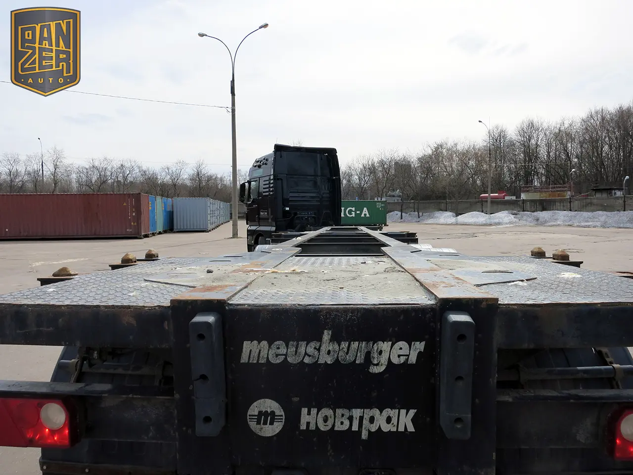 Полуприцеп контейнеровоз, 4 оси, Meusburger SW-480, 2012 год - фото 7