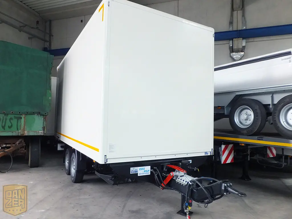 Tang ZP 107, прицеп-тандем 38м3 фургон, сквозная загрузка, верхний зацеп, регулируемое по высоте дышло - фото 3