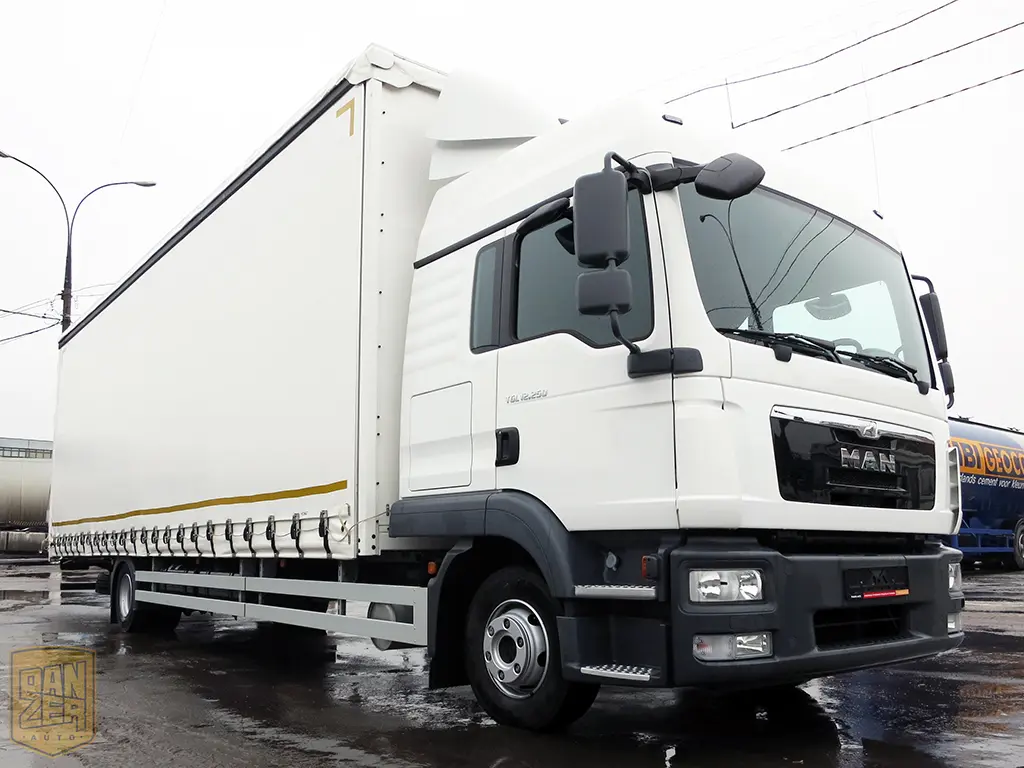 Грузовой МАН 12.250 до 12 тонн, 2014г, кузов 9.1м штора-борт 68м3 - фото 8