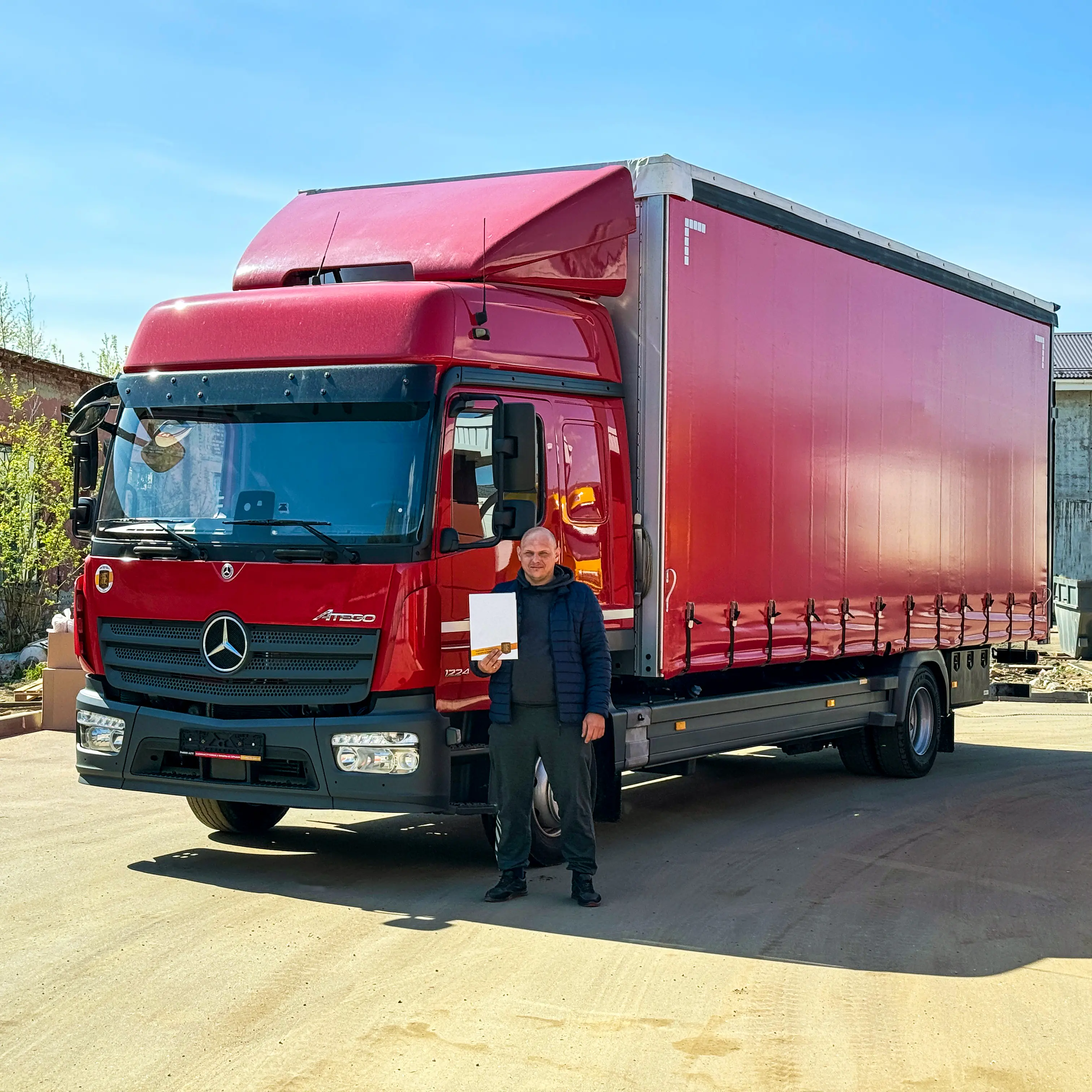 Фотография покупателя Mercedes Atego 1224 шторный, Ростовская область - регион отгрузки