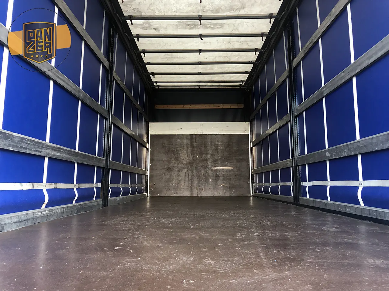 Mercedes Atego 1229L, 10/2012г, штора 49 кубов, ворота и гидроборт - фото 14