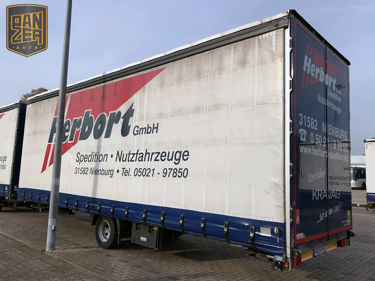 Прицеп Spermann, 2013 год, штора 70м3, ворота, из Германии - фото