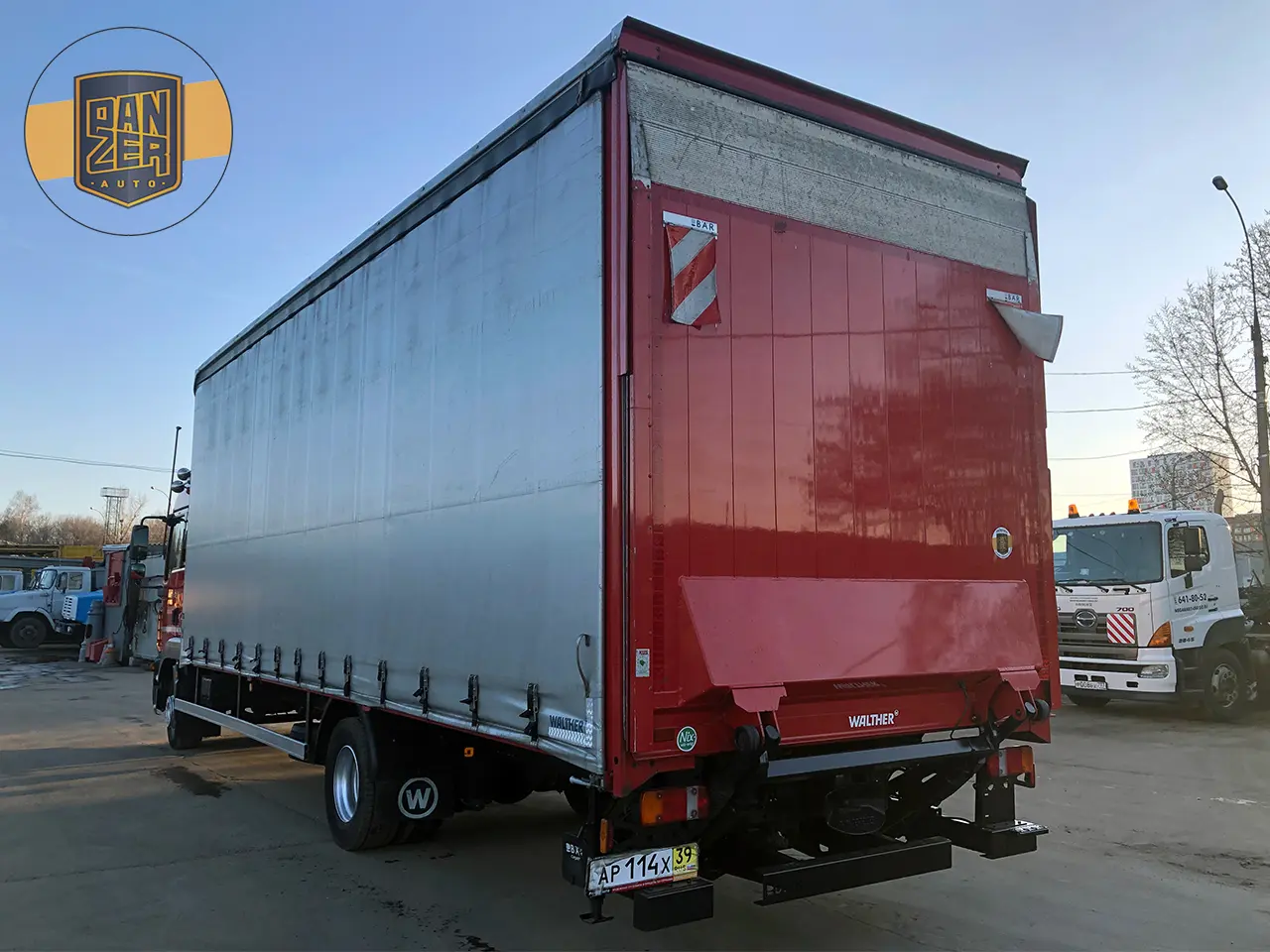 МАН ТГЛ 12.250, 2012г, семитонник штора 54 м3, гидроборт на 2 тонны - фото 10