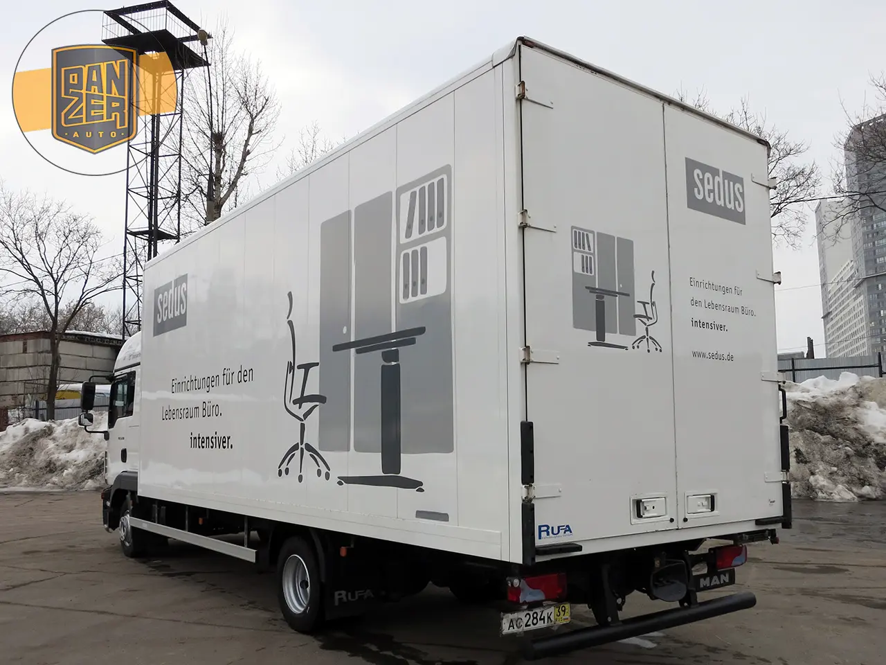 MAN TGL 8.250, фургон 43 м3, ворота, макс.комплектация - фото 9