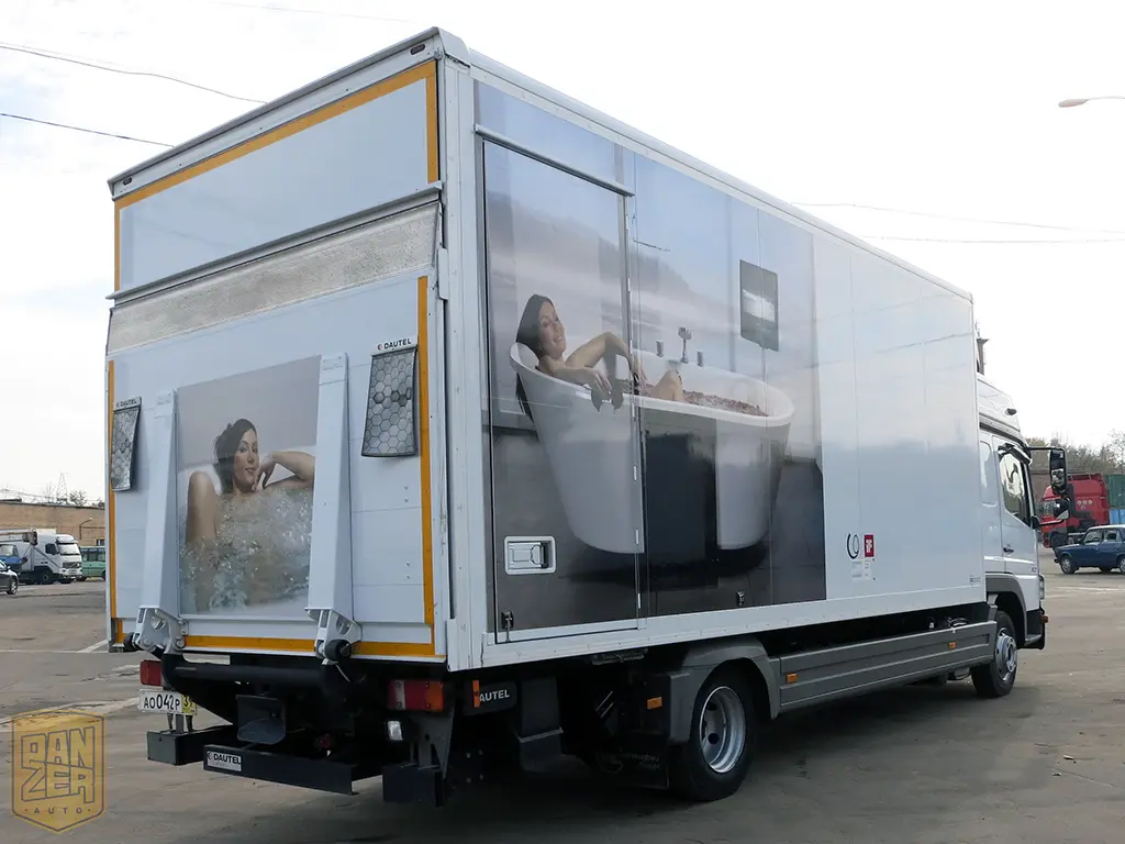 Mercedes-Benz Atego 822L, фургон - гидролифт, 2011г., высокая кабина - фото 9