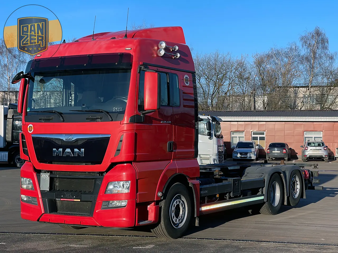 MAN TGX 26.440, 6х2, 2015 год, БДФ контейнеровоз, г/п 16 тонн, без пробега по РФ - фото