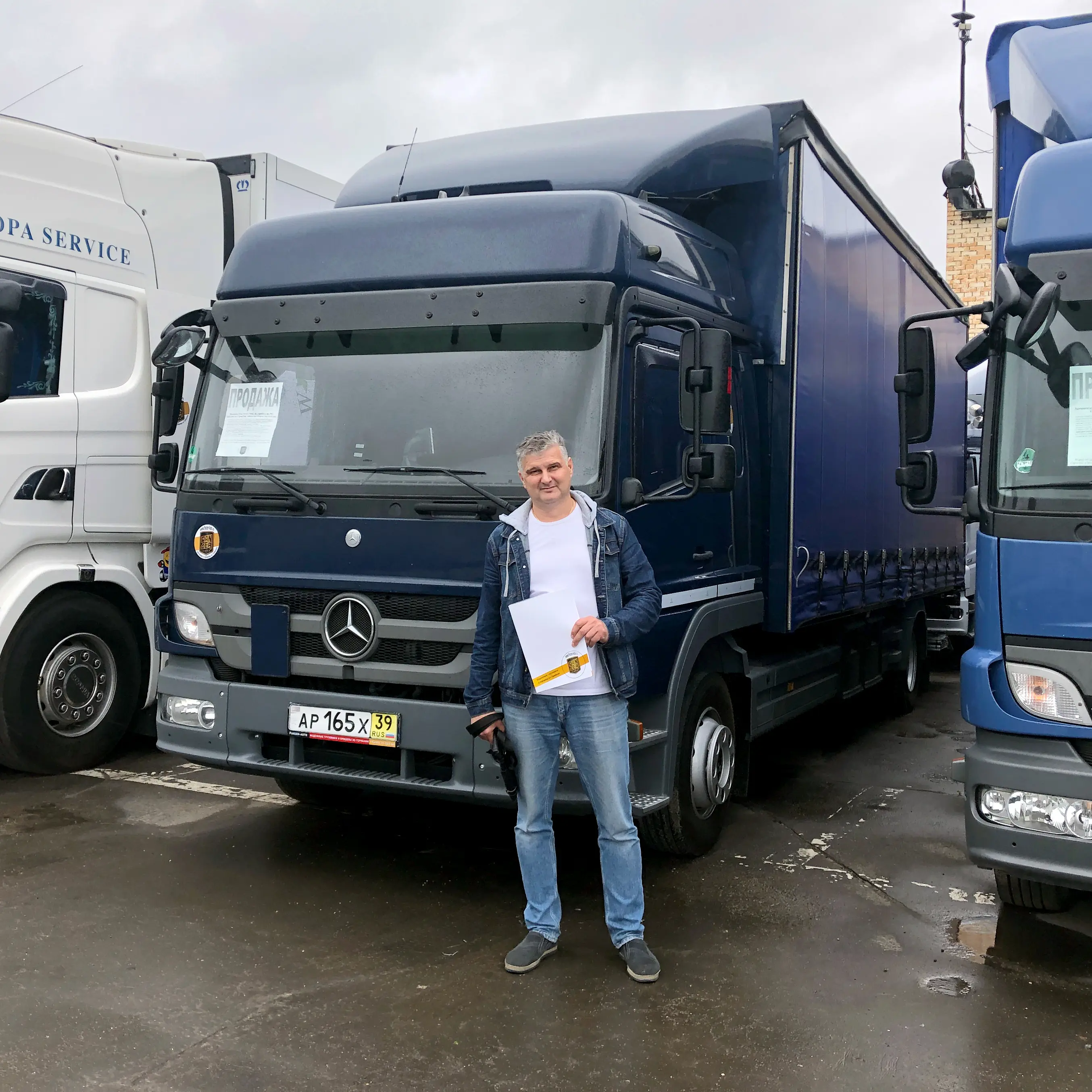 Фотография покупателя Mercedes Atego 1229 шторный, Тульская область - регион отгрузки