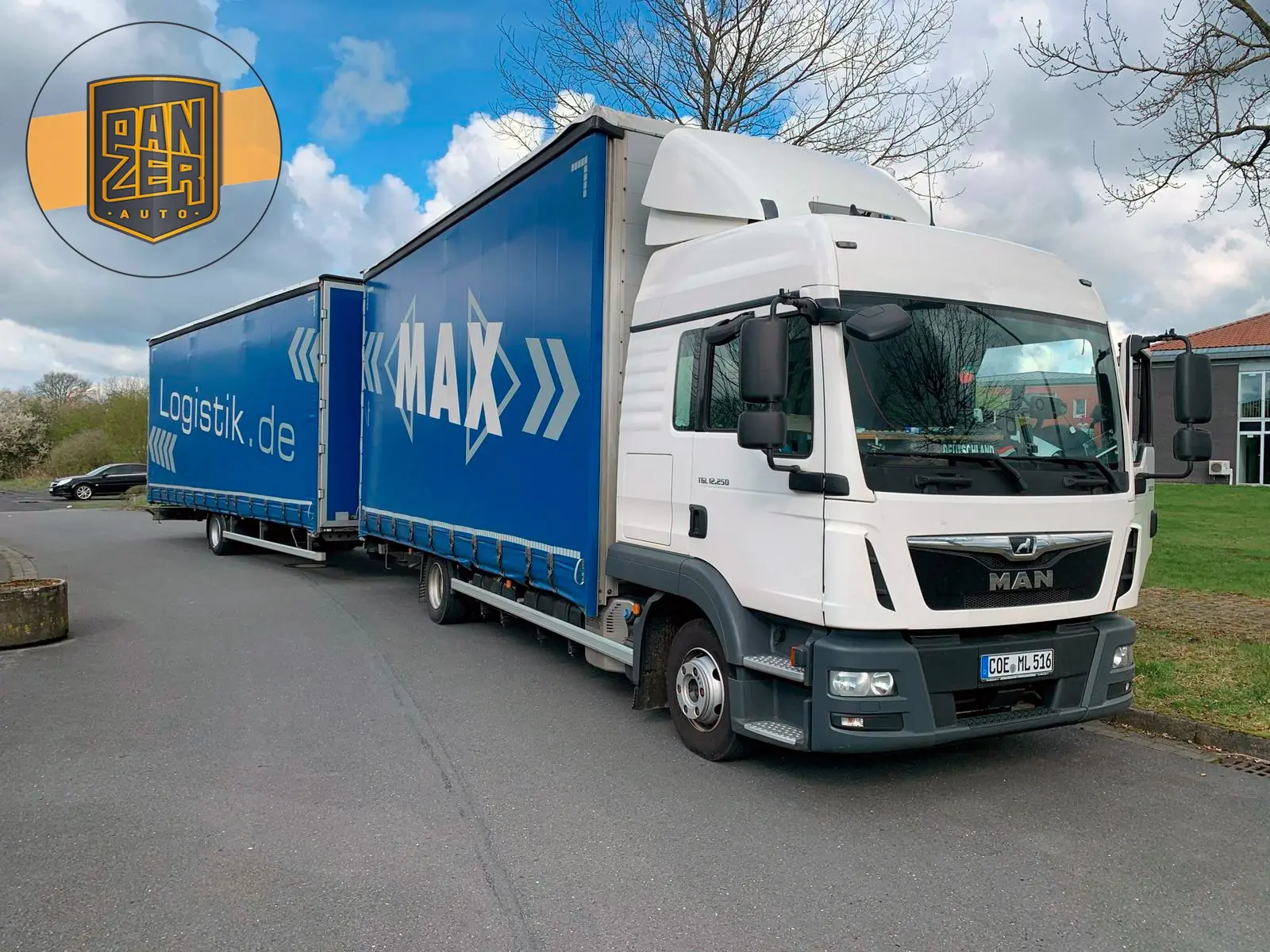 Автопоезд 120 м3 со сквозной загрузкой, МАН ТГЛ 12.250, 10/2018 год, без ПЛАТОНа, без пробега по РФ - фото