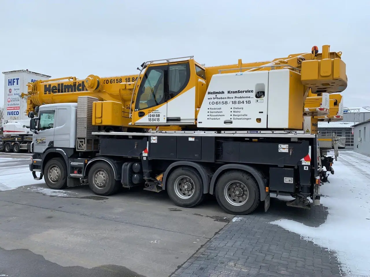 Автокран 60 тонн LIEBHERR LTF 1060-4.1 на шасси Scania P420, без пробега по РФ - фото 9