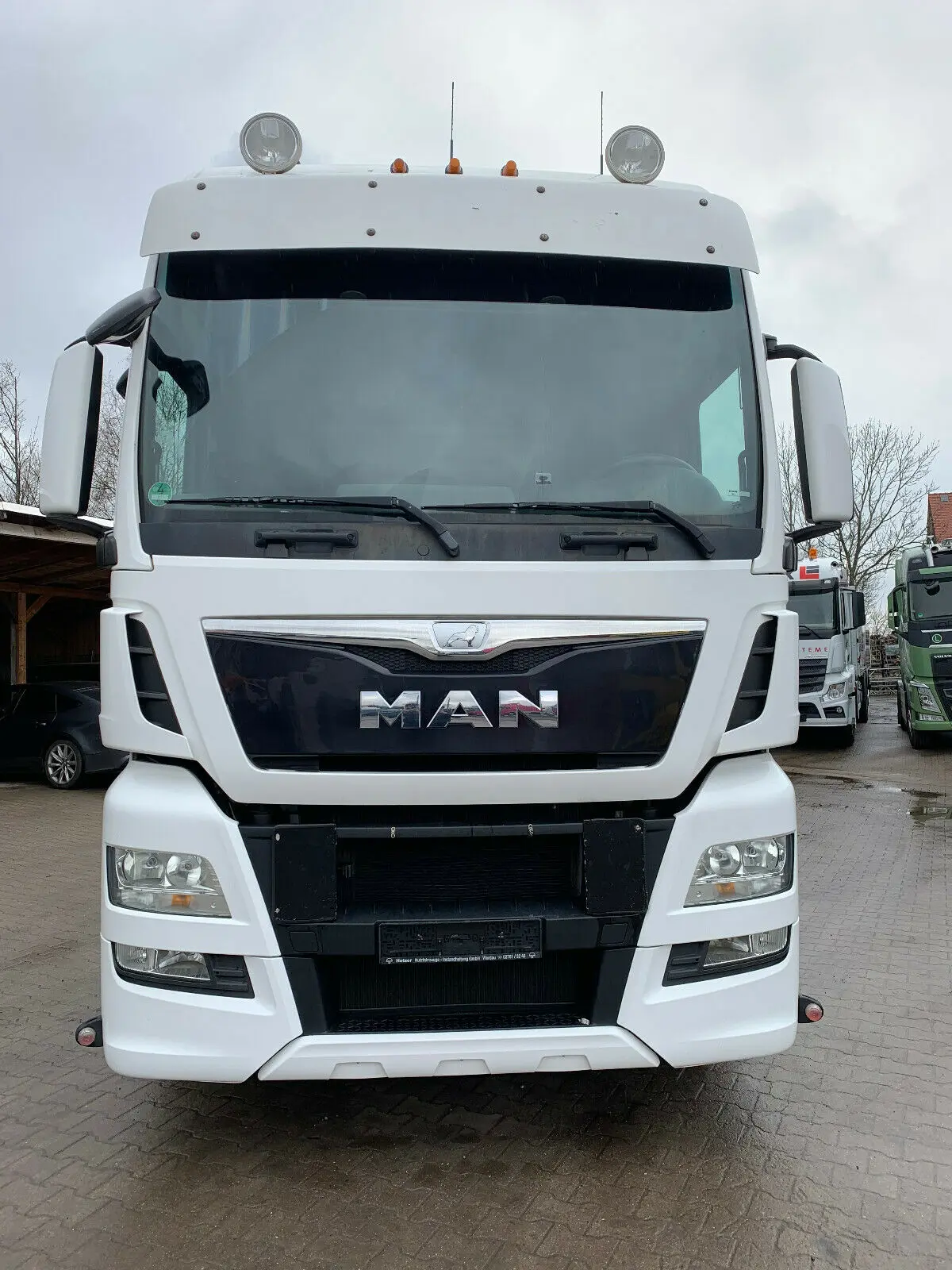 MAN TGX 26.480 контейнеровоз низкорамный BDF из Германии, 2015 г, кабина XLX, г/п 16т - фото 19