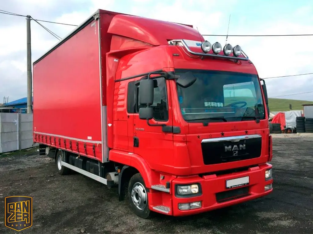 MAN TGL 8.220 BL, 2013г, штора 50 м3, г/п 5 тонн, 2 спальника - фото