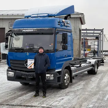 Фотография покупателя Mercedes Atego 1227 контейнеровоз, Московская область - регион отгрузки