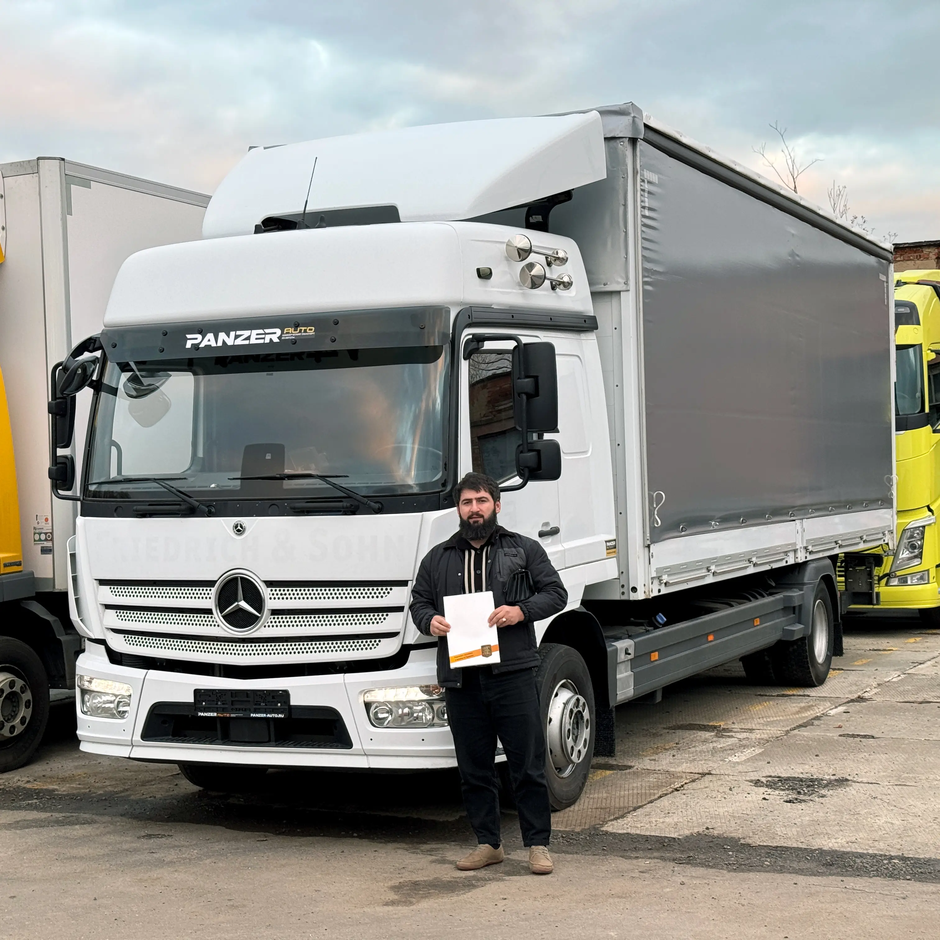 Фотография покупателя Mercedes Atego 1227 шторно-бортовой, Московская область - регион отгрузки