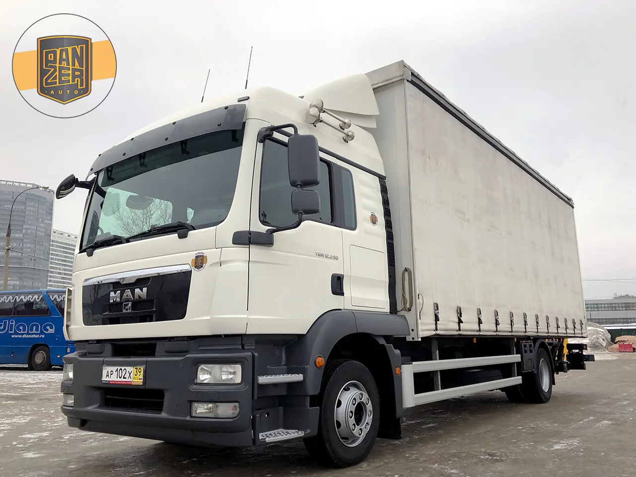 MAN TGM 12.290 LL, 2012 год, штора 50 кубов с гидролифтом - фото 8