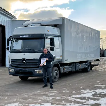 Фотография покупателя Mercedes Atego 1224 фургон, г. Москва - регион отгрузки