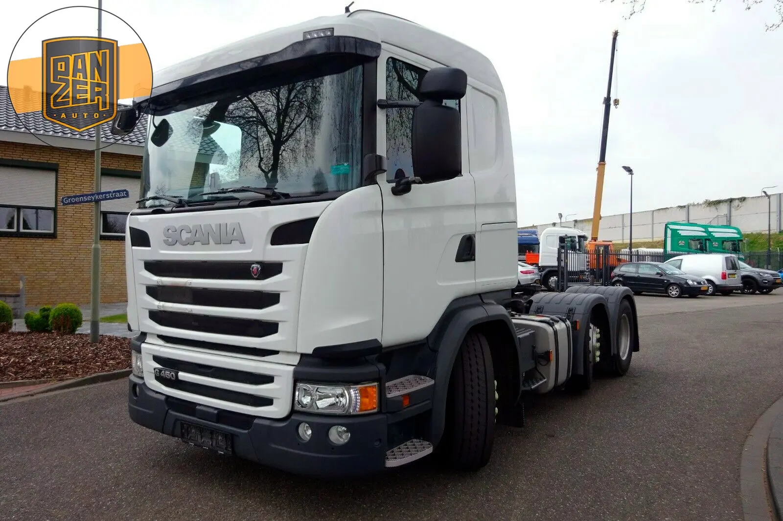 Тягач Scania G450 заводской ADR, 6х2, 2016 год, подъемная ось, без пробега по РФ - фото-детальных