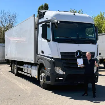 Фотография покупателя Mercedes Actros 2542 рефрижератор, г. Москва - регион отгрузки