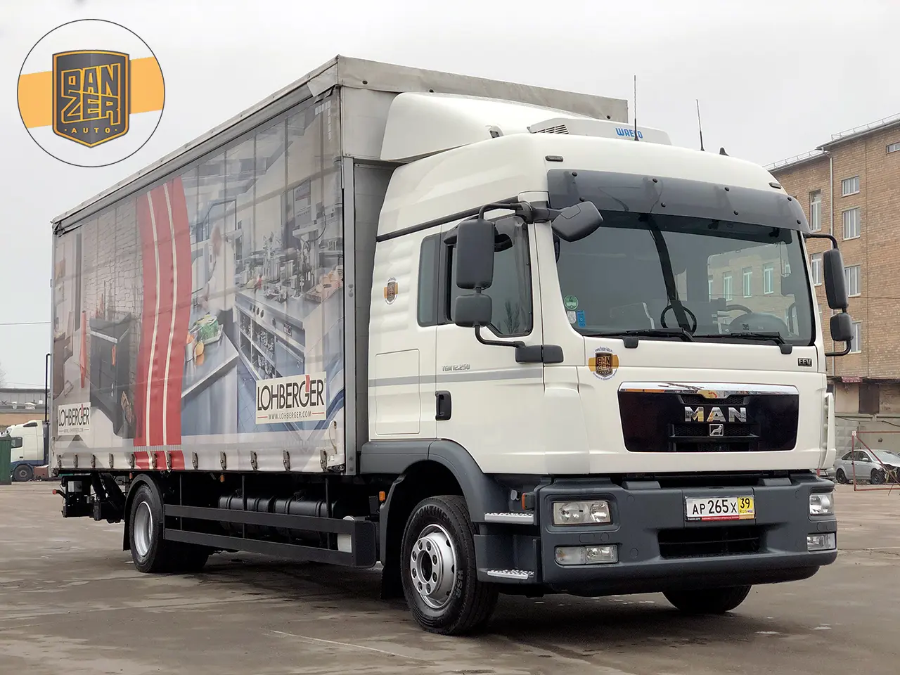 MAN TGM 12.250 BL, 2013 год, штора-борт 52 куба с гидробортом - фото