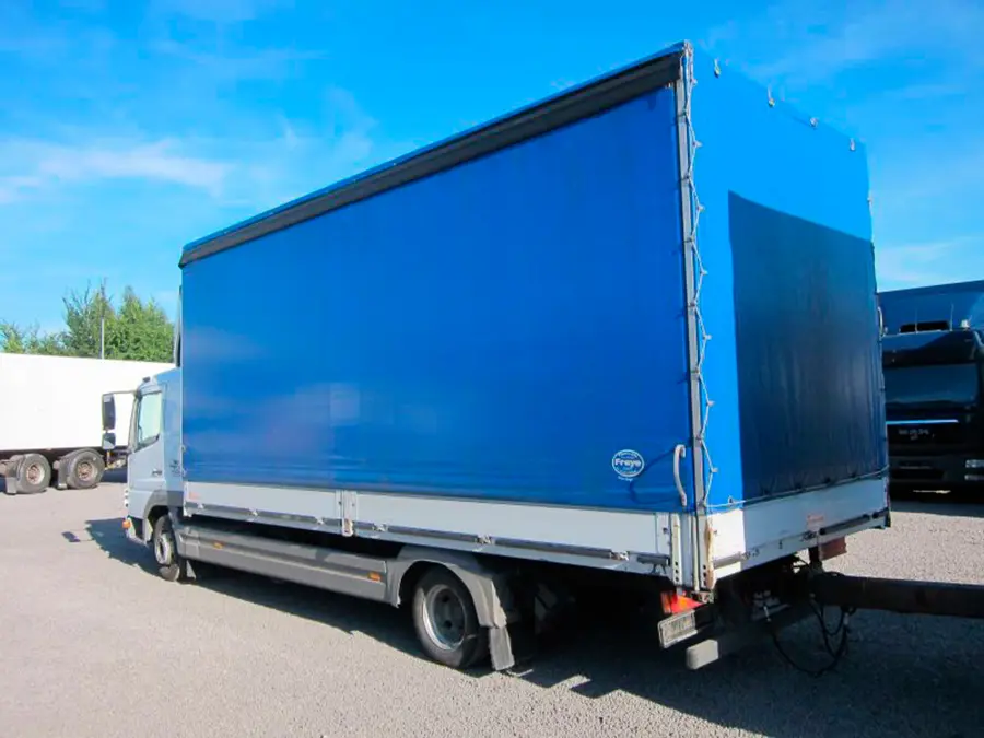 Mercedes-Benz Atego 818L, 2012 г, пятитонник шторный, спальная кабина - фото 7