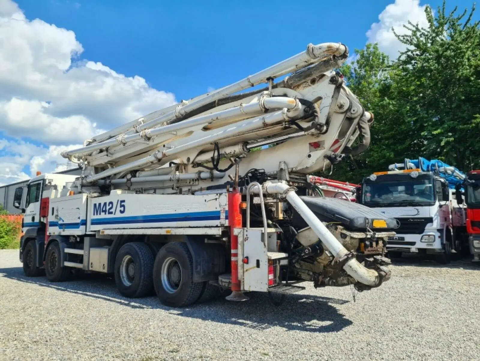 Автобетононасос 42 метра Putzmeister M 42-5 на шасси MAN TGS 37.440, без пробега по РФ - фото