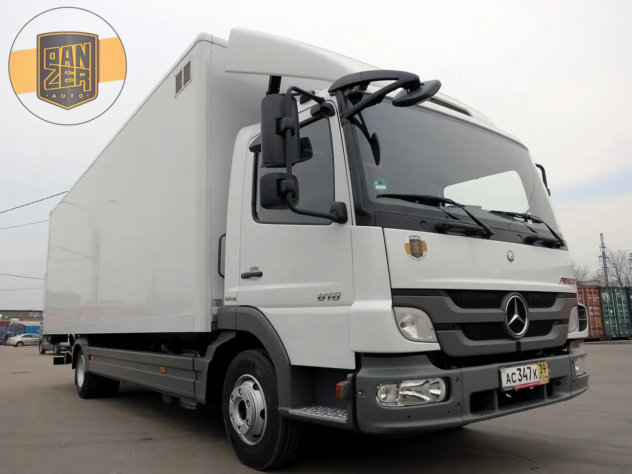 Mercedes Atego 818 L, изотермический фургон 7.3 м, 2012 г, гидроборт - фото 8