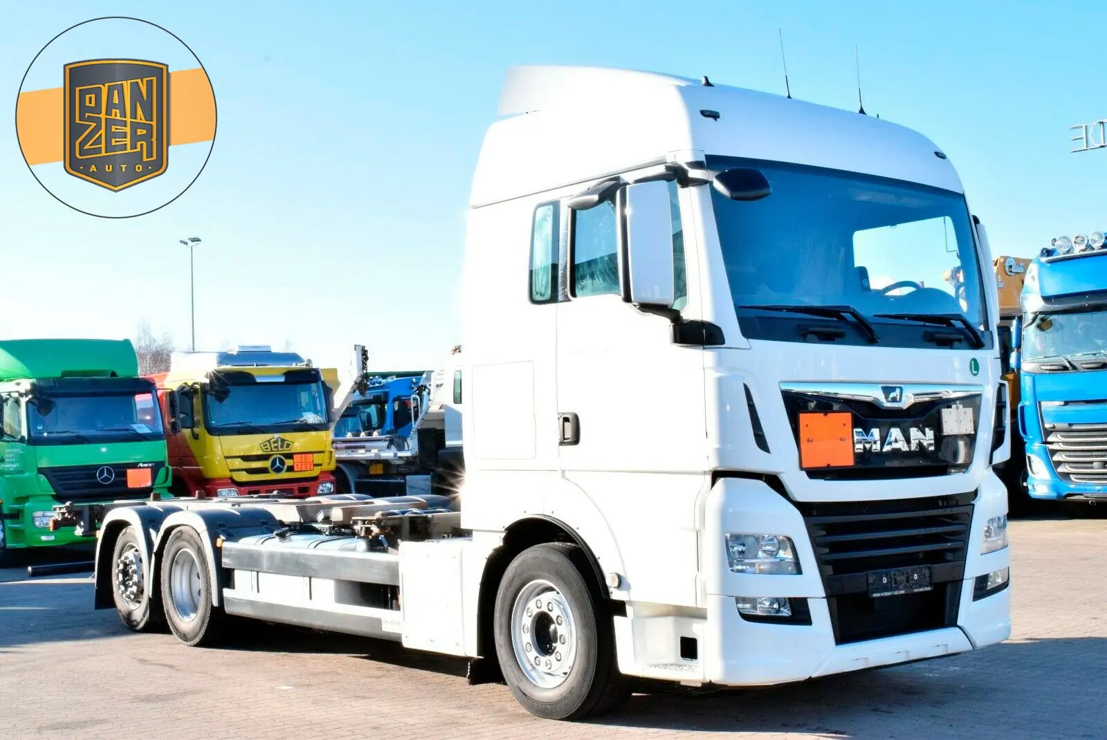 MAN TGX 26.500 контейнеровоз БДФ нового поколения из Германии, 2018 г, кабина XLX, г/п 16т - фото