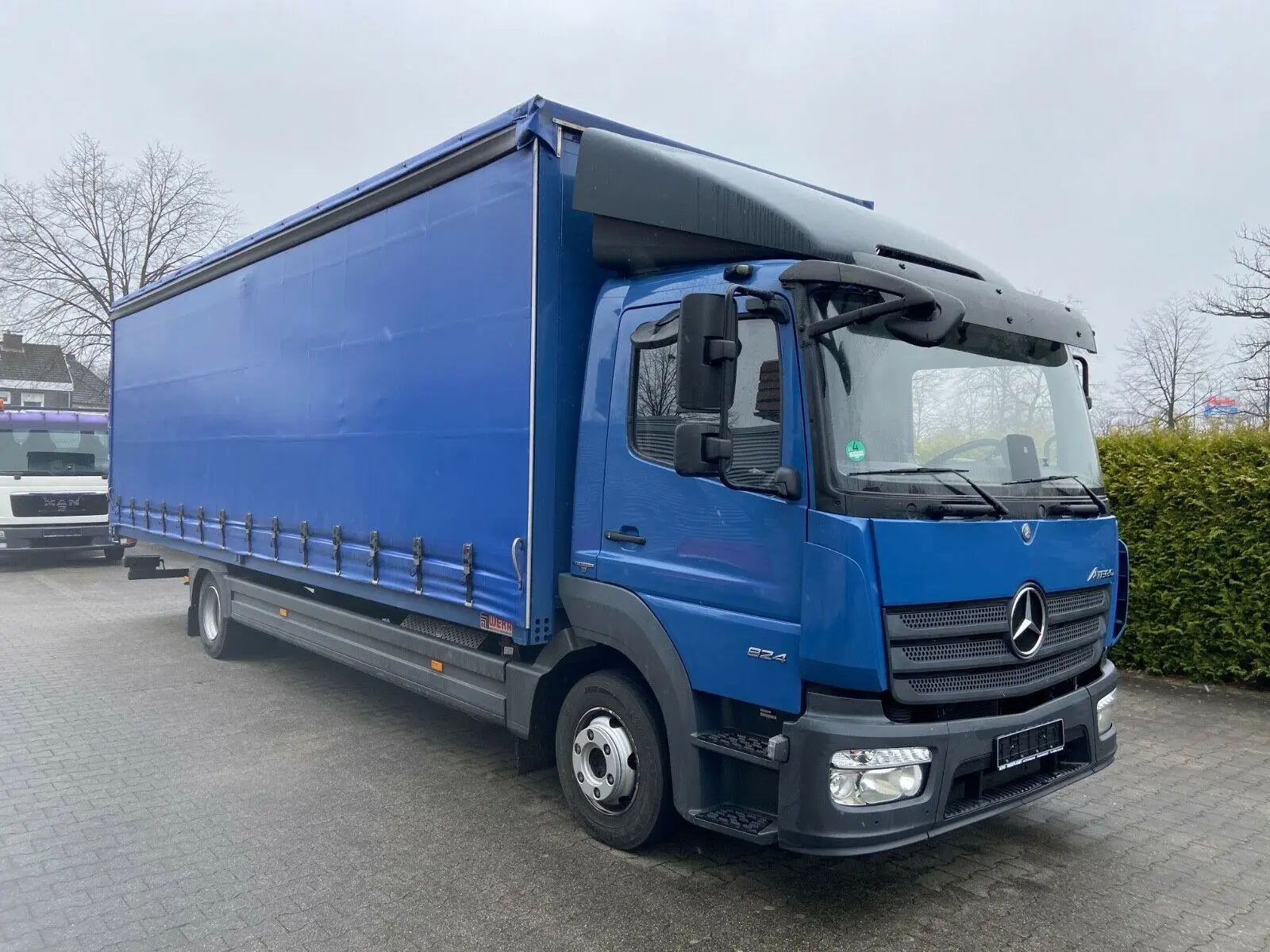 Mercedes Atego 824 L, 2016 год, штора-борт 50 м3, шестицилиндровый мотор, без пробега по РФ - фото 8