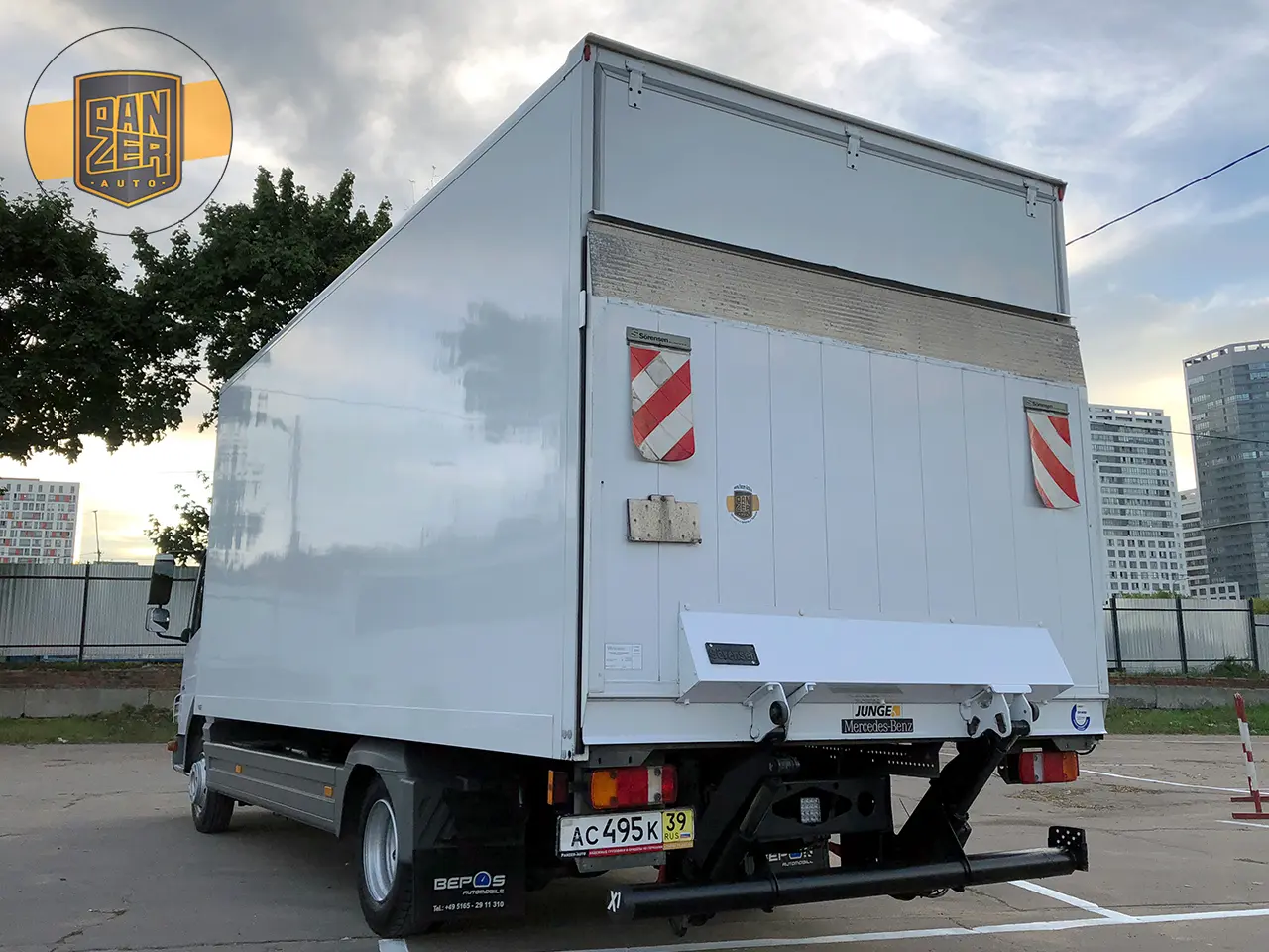 Mercedes Atego 816 L, фургон 36 кубов, 2012 год, гидролифт - фото 9